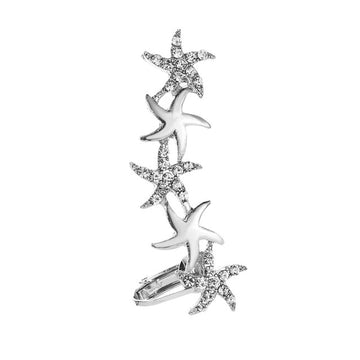 Bohemian NO Piercing Crystal Rhinestone Ear Cuff Wrap Stud Clip Earrings For Women Girl Trendy Earrings Jewelry Bijoux daiiibabyyy